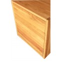 Porte seule pour cube de rangement avec étagère en bois de chêne massif  huilé