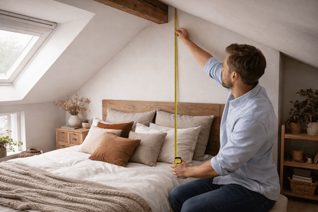 mesure hauteur sous pente