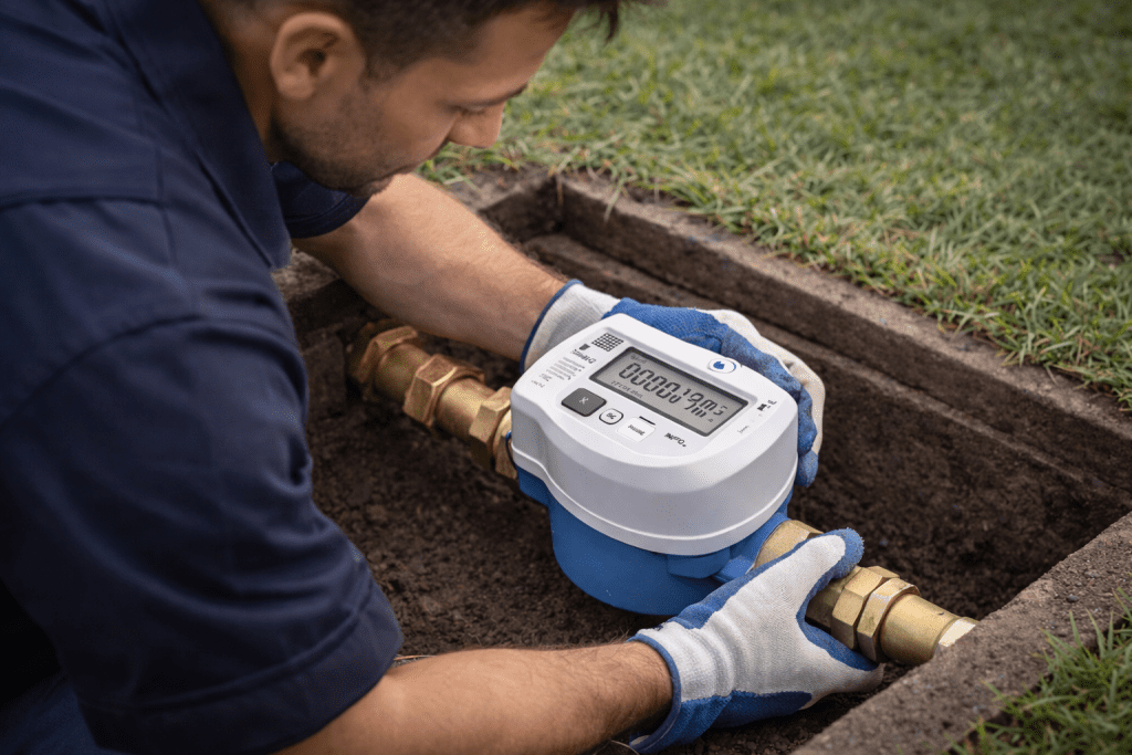 installation d'un compteur d'eau