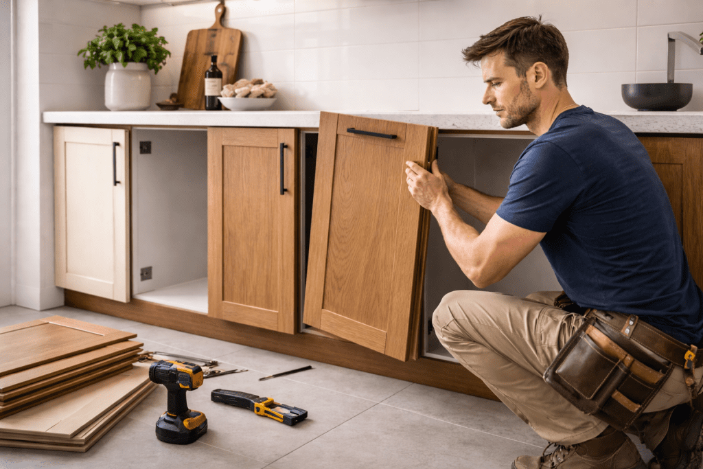 changer les portes d'un caisson