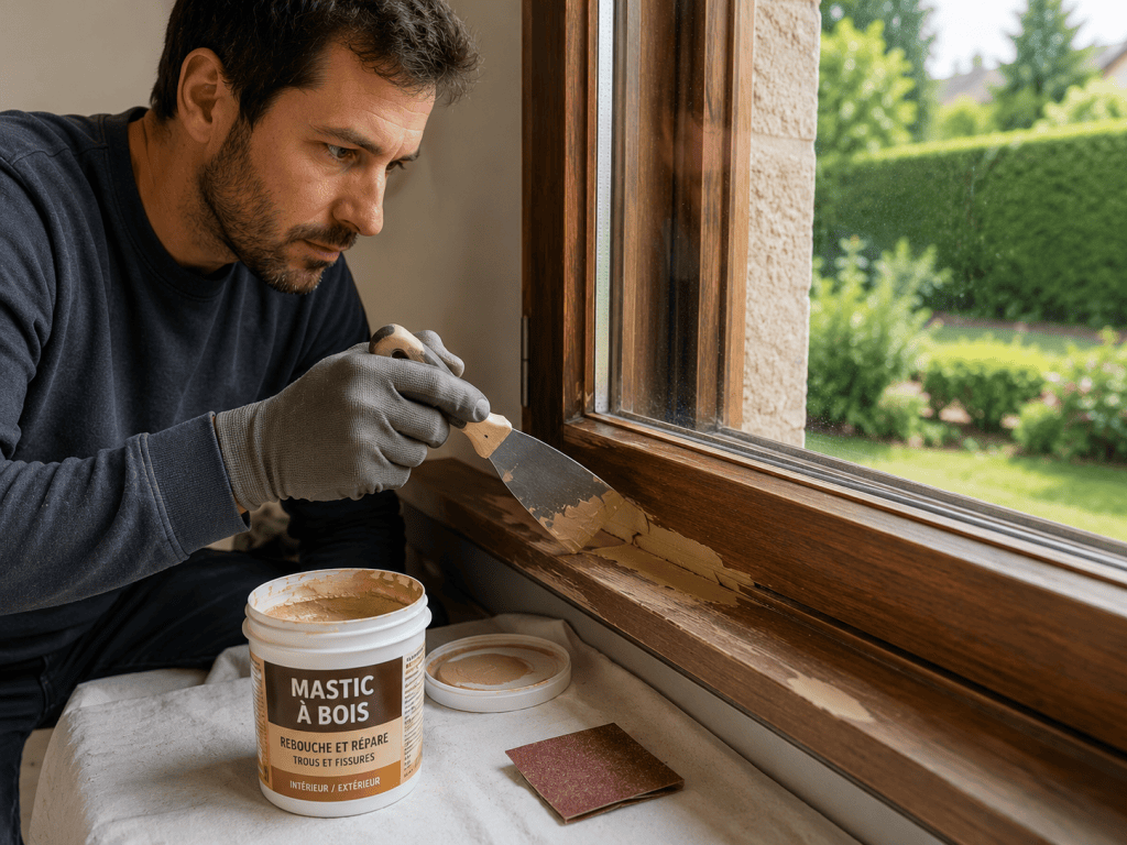 mastic à bois