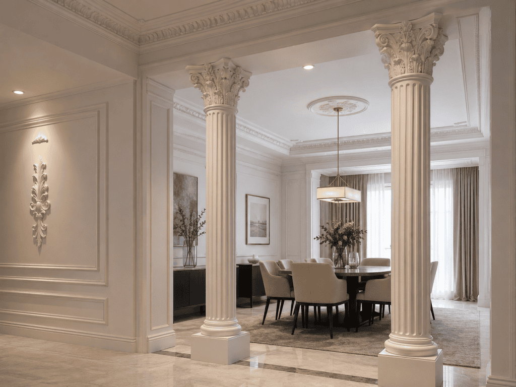 colonnes décoratives