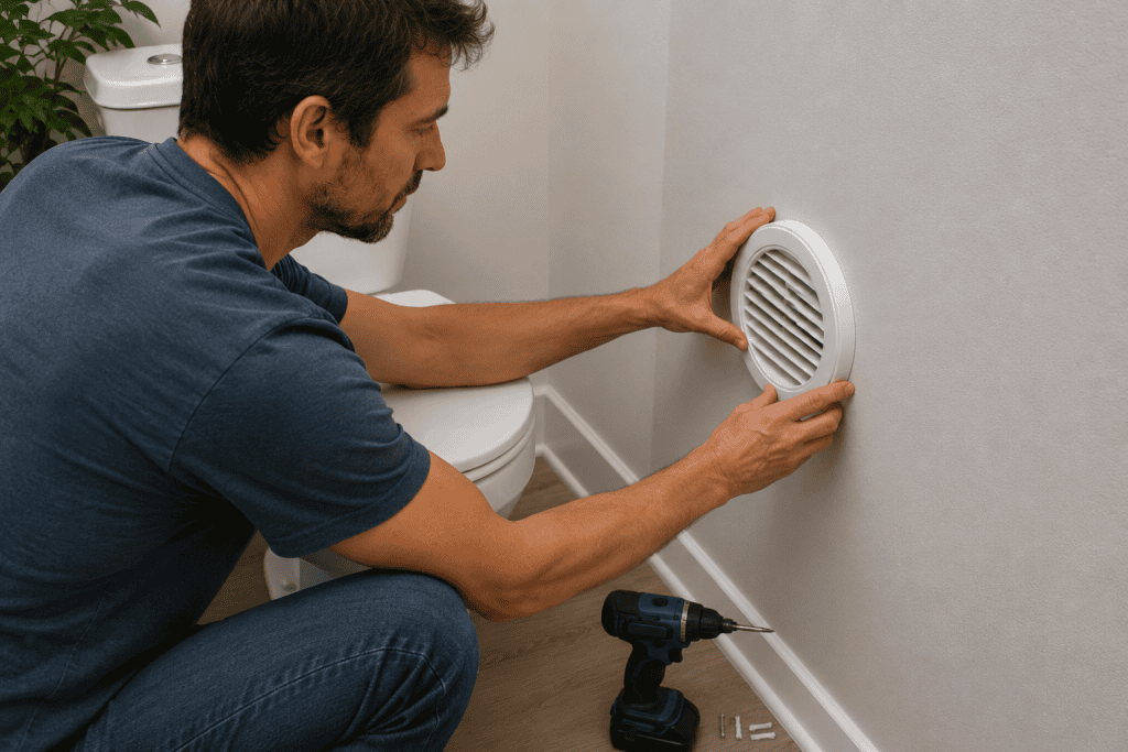 installation d'une prise d'air