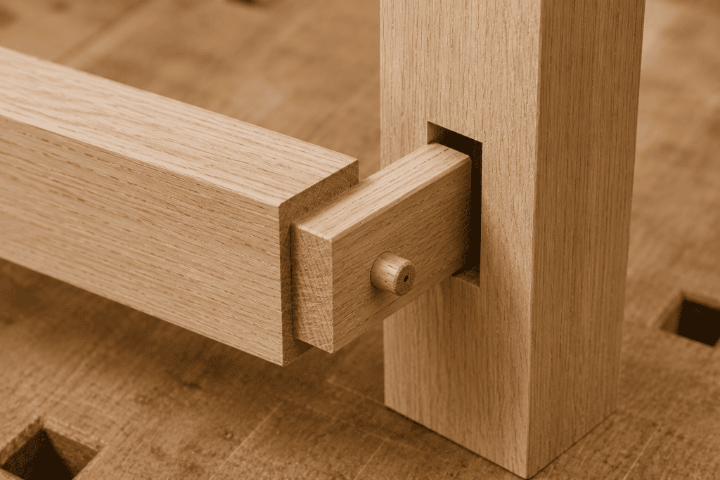 tenon chevillé