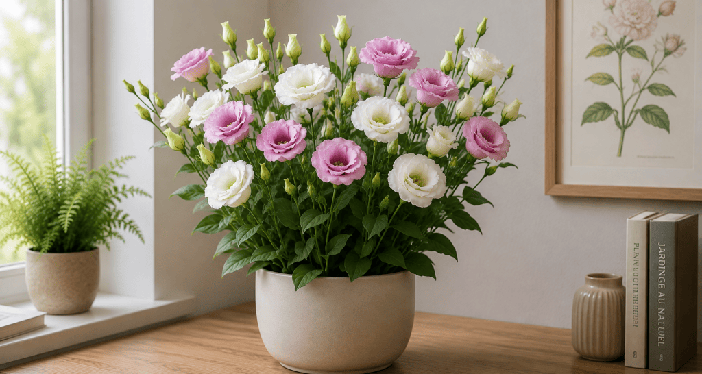 Eustoma en intérieur